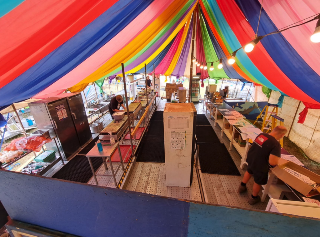 Divers Diner at Glastonbury